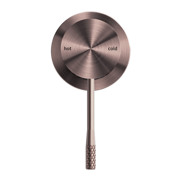 Nero Opal Shower Mixer With 60mm Plate Brushed Bronze - Sydney Home Centre