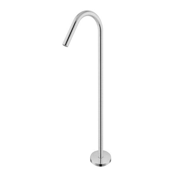 Nero Mecca Floor Standing Bath Spout Only Brushed Nickel - Sydney Home Centre