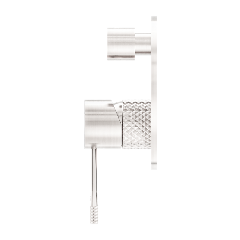Nero Opal Shower Mixer With Divertor Brushed Nickel - Sydney Home Centre