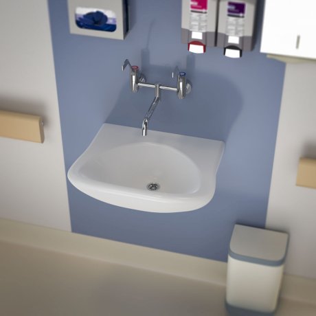 Caroma Medical Basin with GermGard® 0 Tap Hole - Sydney Home Centre