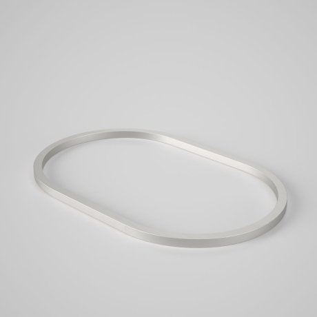 Caroma Liano II 530mm Pill Basin Dress Ring PVD Brushed Nickel - Sydney Home Centre