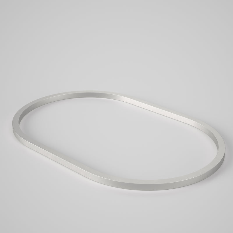 Caroma Liano II 600mm Pill Basin Dress Ring PVD Brushed Nickel - Sydney Home Centre
