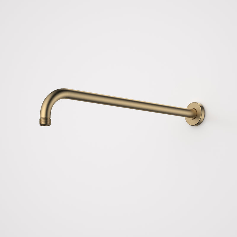 Caroma Urbane II 415mm Right Angled Shower Arm Brushed Brass - Sydney Home Centre