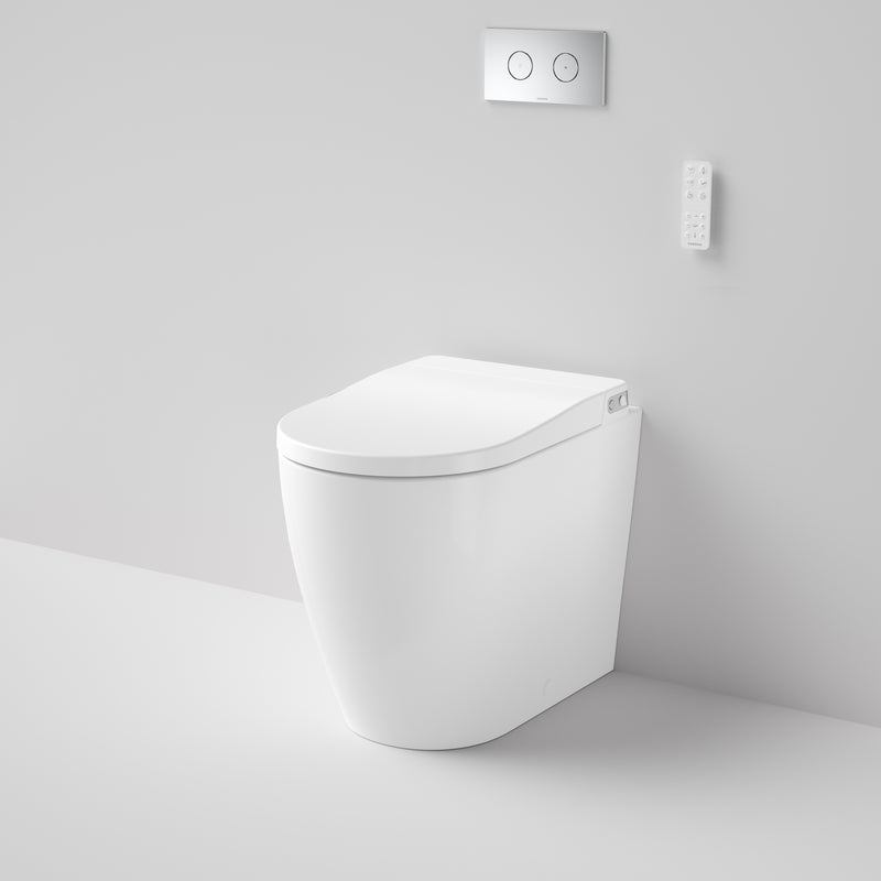 Caroma Urbane II Bidet Cleanflush® Invisi Series II® Wall Faced Toilet Suite with GermGard® White - Sydney Home Centre