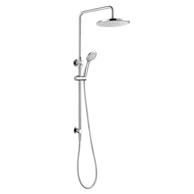Star Twin Rail Shower With Circle Hand Piece Chrome - Sydney Home Centre