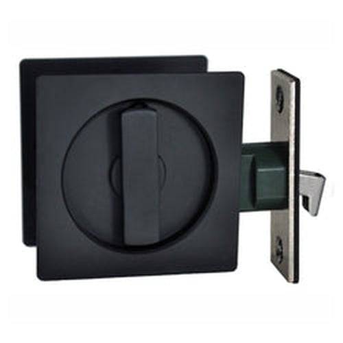 Nidus Cavity Sliding Door Privacy Set Square With Finger Pull Square Black - Sydney Home Centre