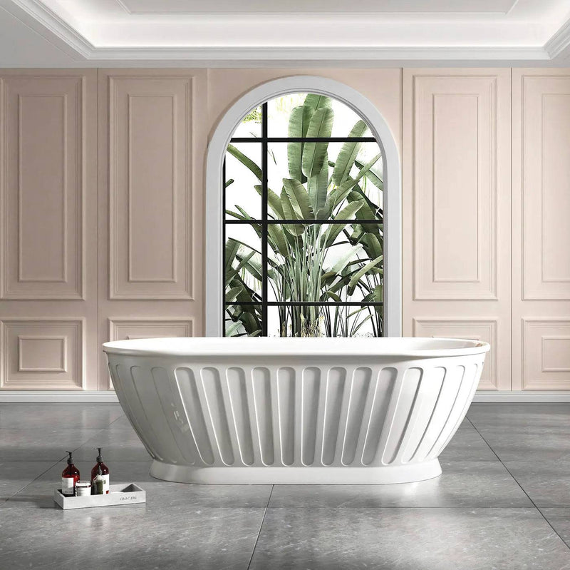 Otti Kensington 1700mm Gloss White Bath - Sydney Home Centre