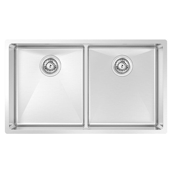 Abey Montego Double Bowl Sink Stainless Steel - Sydney Home Centre