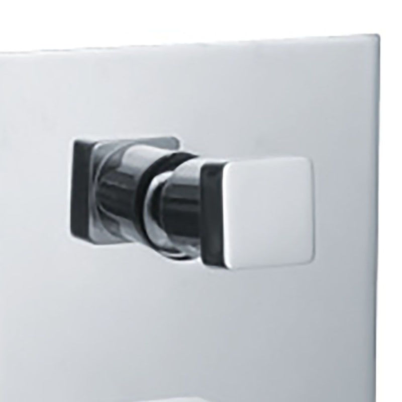 Aguzzo Cortina Wall Mounted Bath & Shower Mixer With Diverter Chrome - Sydney Home Centre