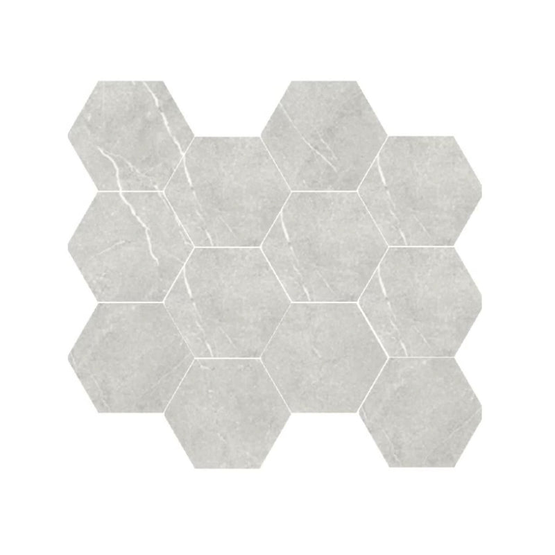 AntiqueStone Grigio Hexagon Mosaic 265x300 Matte - Sydney Home Centre
