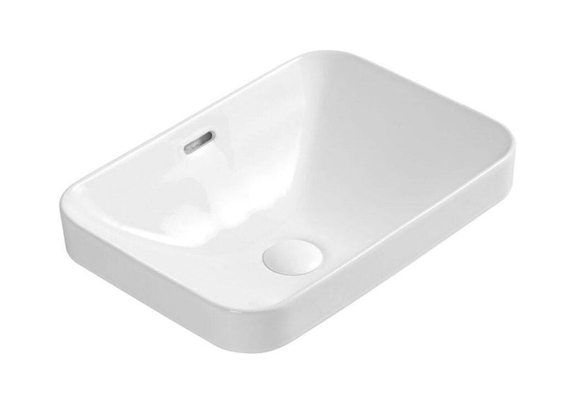 Aulic Barlee Above Counter Basin Gloss White - Sydney Home Centre