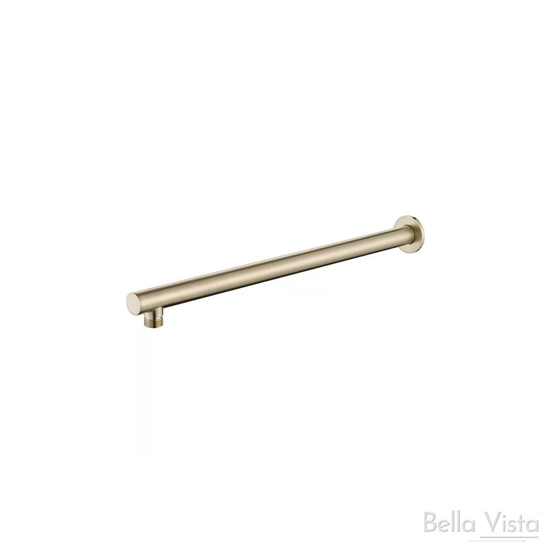 Bella Vista Mica Wall Shower Arm 450mm French Gold - Sydney Home Centre