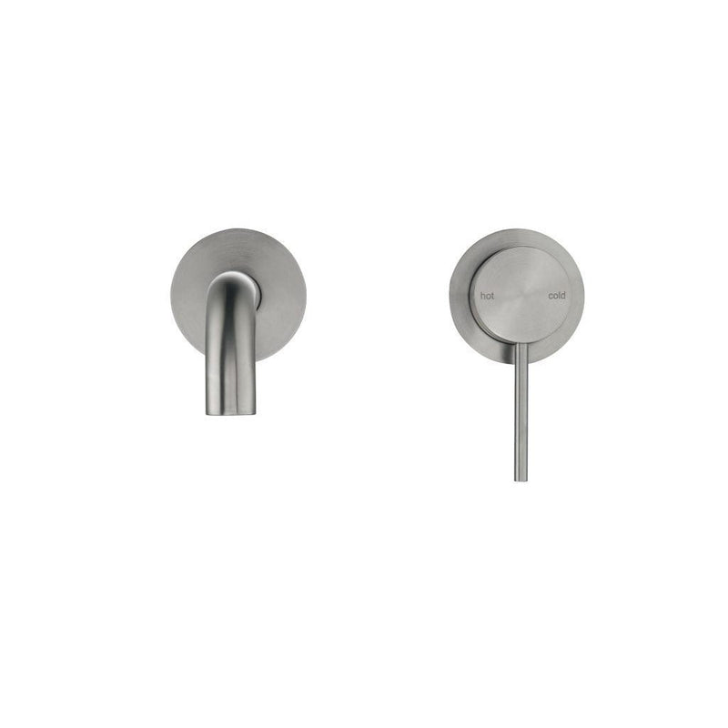 Bella Vista Mica Wall Spout Combo Brushed Nickel (2P) - Sydney Home Centre