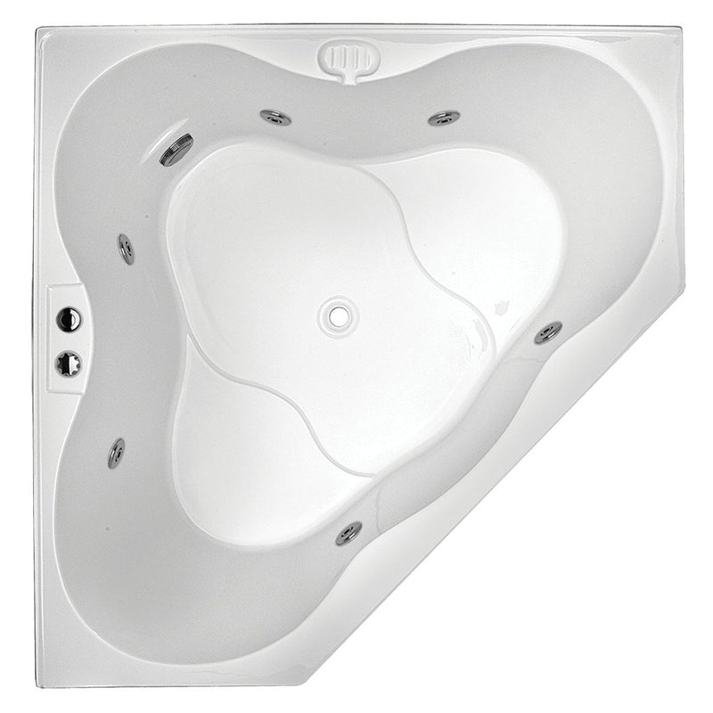 Broadway Bathroom Zamora 1485mm Spa With Spa Key Remote With Down Light 14 Jets White - Sydney Home Centre