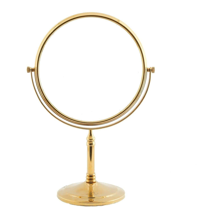 Dolphy 5X Magnifying Mirror Tabletop Gold - Sydney Home Centre
