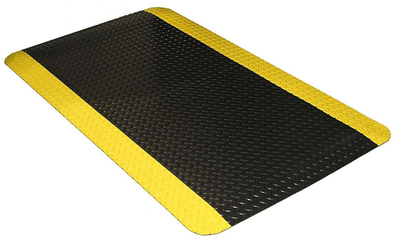Dolphy Anti-Fatigue Mat 1500mm x 600mm Black & Yellow - Sydney Home Centre