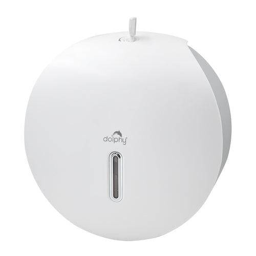 Dolphy Plaza Jumbo Toilet Roll Dispenser White (DTPR0014) - Sydney Home Centre