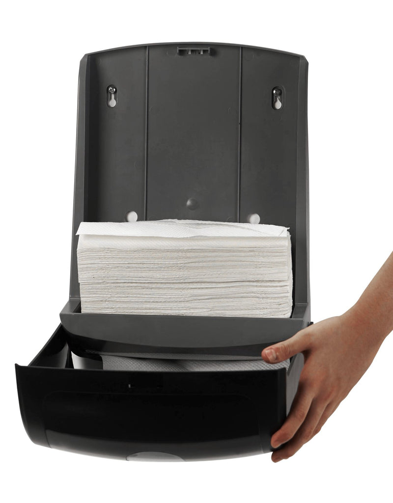 Dolphy Slimline Paper Towel Dispenser Black - Sydney Home Centre