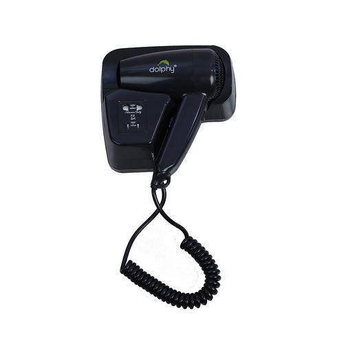Dolphy Wall Mount Hair Dryer 1200W Black - Sydney Home Centre