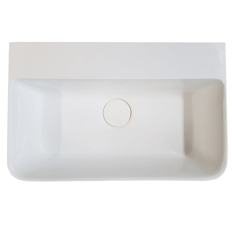 Gareth Ashton Patinato ClearStone Basin With Matching Stone Waste White Gloss - Sydney Home Centre
