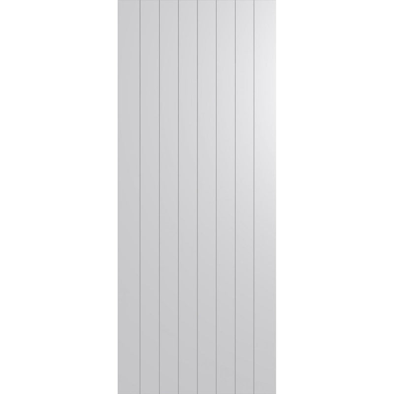 Hume Doors Accent HAG11 (2040mm x 720mm x 35mm) Solicore Particleboard Core Primed MDF Unglazed Internal Door - Sydney Home Centre