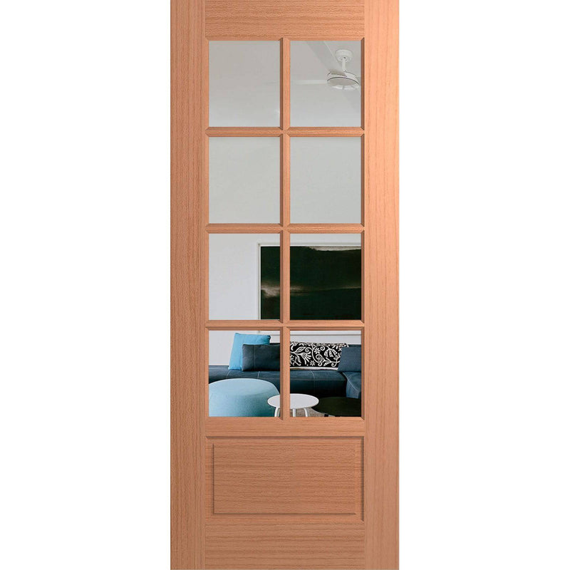 Hume Doors HAV8 (2040mm x 820mm x 40mm) Engineered Joinery SPM Clear Haven Entrance Door - Sydney Home Centre