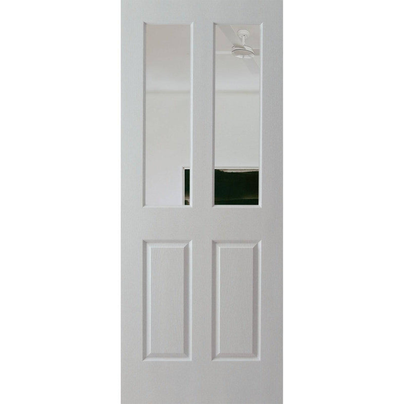 Hume Doors OAK-G (2040mm x 770mm x 35mm) Honeycomb Core H1 Moulded Panel Woodgrain Skin Clear Internal Door - Sydney Home Centre