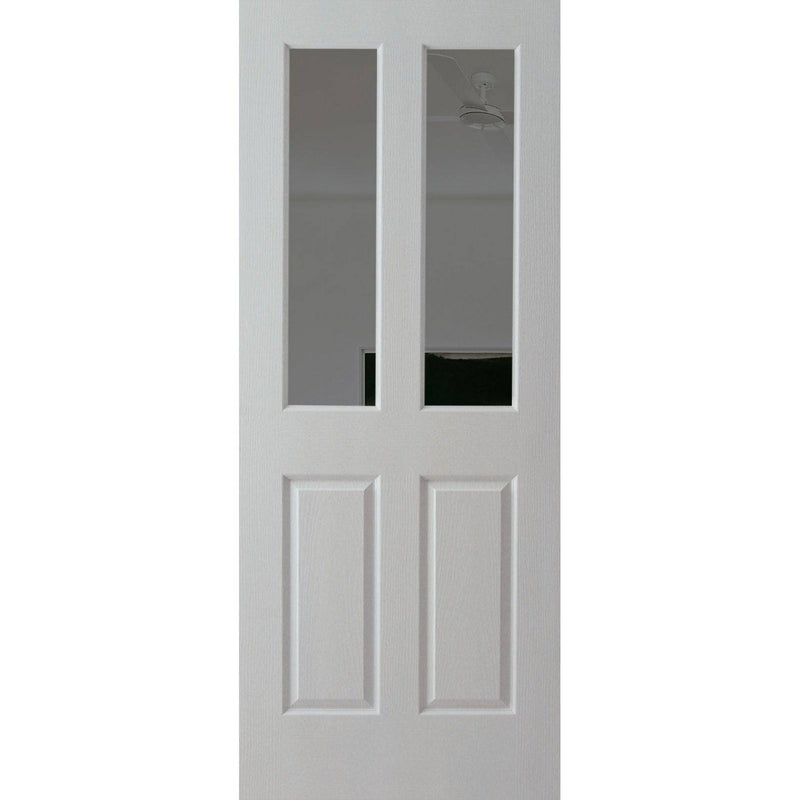 Hume Doors OAK-G (2040mm x 770mm x 35mm) Honeycomb Core H1 Moulded Panel Woodgrain Skin Grey Tint Internal Door - Sydney Home Centre