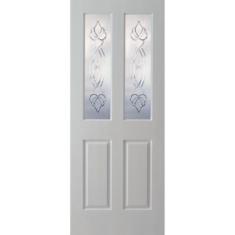 Hume Doors OAK-G (2040mm x 820mm x 35mm) Honeycomb Core H1 Moulded Panel Woodgrain Skin Frost Panama Internal Door - Sydney Home Centre