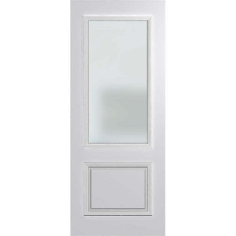 Hume Doors Vaucluse Premier XVP22 (2040mm x 820mm x 40mm) Solid HMR MDF Core (DB) DuraXP Translucent Entrance Door - Sydney Home Centre