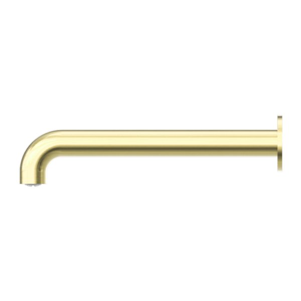 Nero Mecca Basin / Bath Spout Only 250mm Brushed Gold - Sydney Home Centre