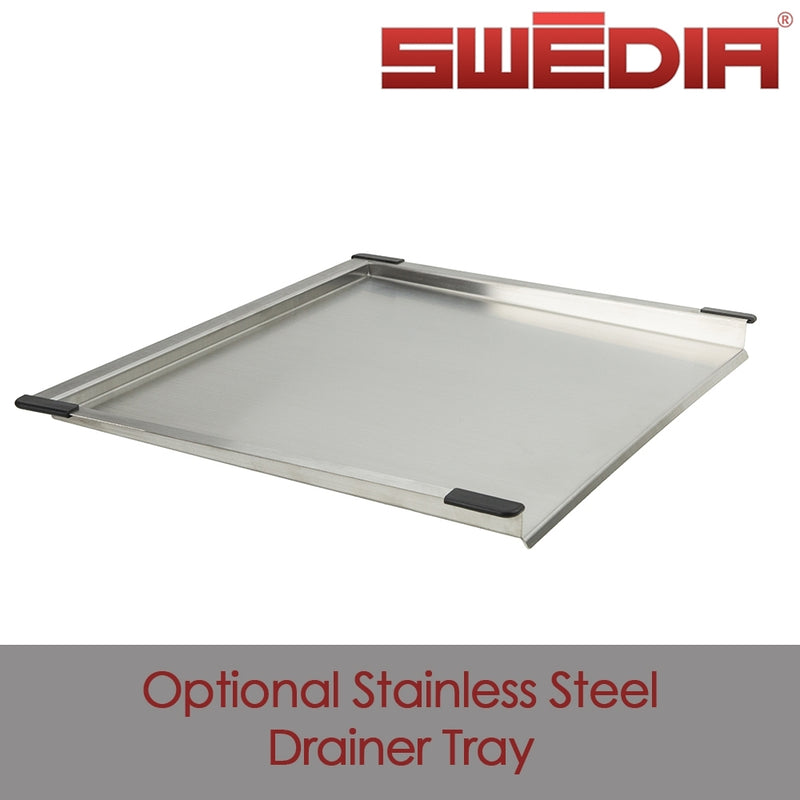 Swedia Dante 1.5mm Thick Stainless Steel 800mm Double Bowl Sink - Sydney Home Centre