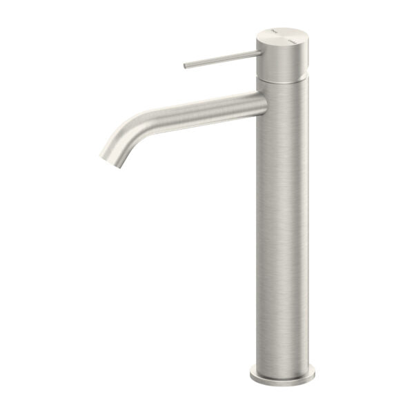 Nero Mecca Tall Basin Mixer Brushed Nickel - Sydney Home Centre