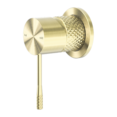 Nero Opal Shower Mixer With 60mm Plate Brushed Gold - Sydney Home Centre