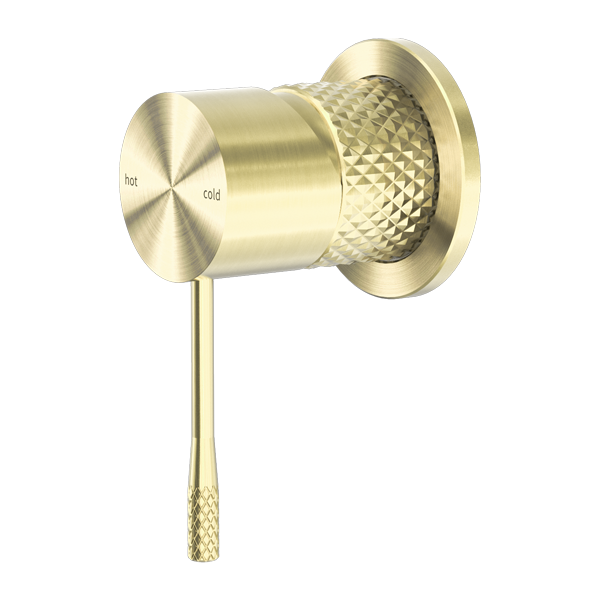 Nero Opal Shower Mixer With 60mm Plate Brushed Gold - Sydney Home Centre