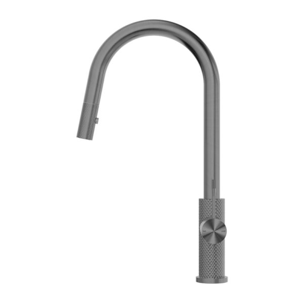 Nero Opal Pull Out Sink Mixer With Vegie Spray Function Graphite - Sydney Home Centre