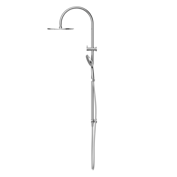 Nero Mecca Twin Shower With Air Shower II Chrome