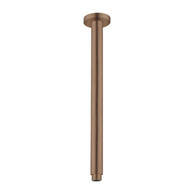 Nero Round Ceiling Arm 300mm Length Brushed Bronze - Sydney Home Centre