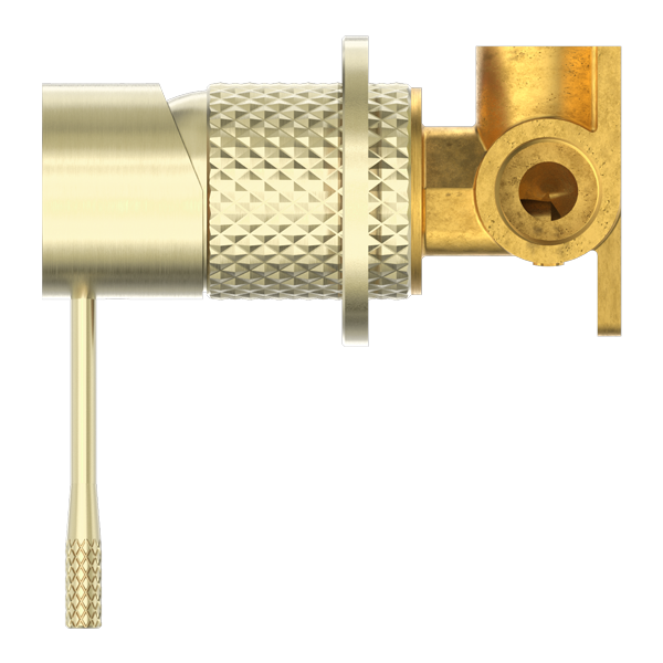 Nero Opal Shower Mixer With 60mm Plate Brushed Gold - Sydney Home Centre