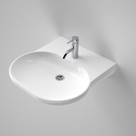 Caroma Opal Sole 550mm White Wall Basin 1 Tap Hole - Sydney Home Centre