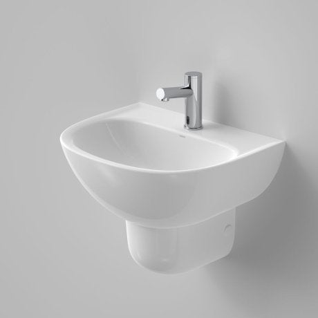 Caroma Care 500 Wall Basin No Tap Hole White with GermGard® - Sydney Home Centre