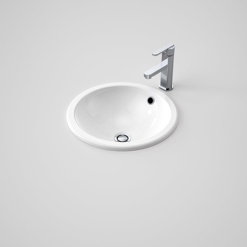 Caroma Cosmo Under/ Over Counter Basin No Tap Hole White - Sydney Home Centre