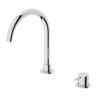 Nero Mecca Hob Basin Mixer Round Spout Chrome - Sydney Home Centre