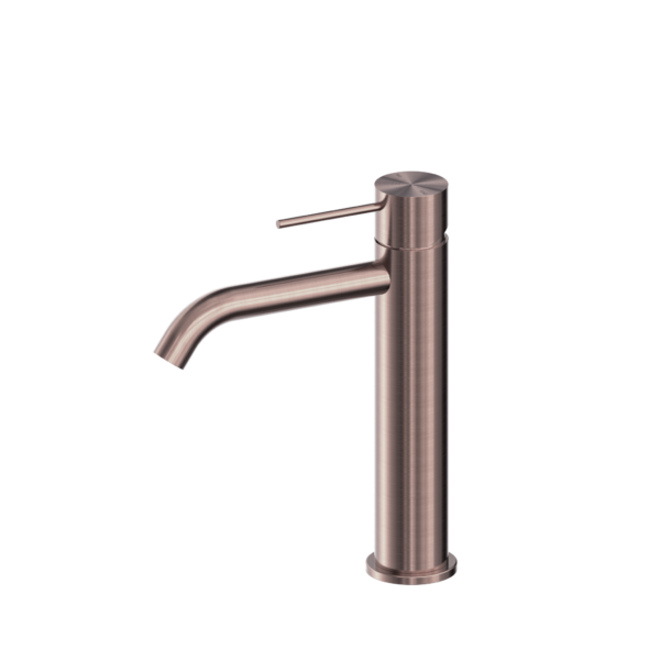 Nero Mecca Middle Tall Basin Mixer Brushed Bronze - Sydney Home Centre