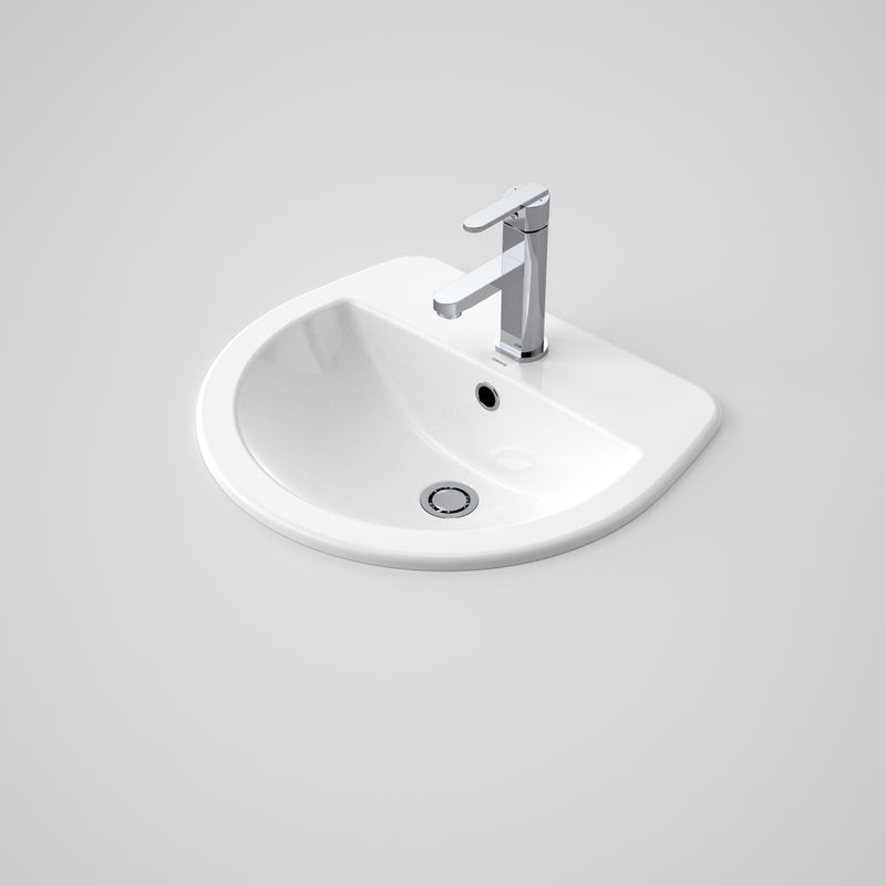 Caroma Cosmo Vanity Basin 1 Tap Hole White - Sydney Home Centre
