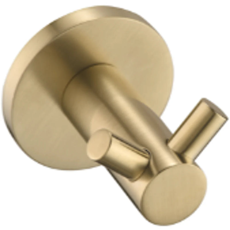 Bella Vista Mica Double Robe Hook French Gold - Sydney Home Centre