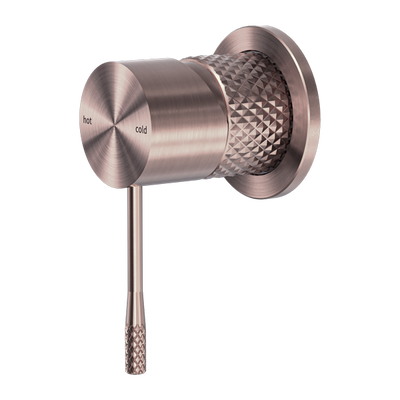 Nero Opal Shower Mixer With 60mm Plate Brushed Bronze - Sydney Home Centre