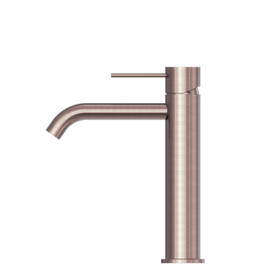 Nero Mecca Middle Tall Basin Mixer Brushed Bronze - Sydney Home Centre