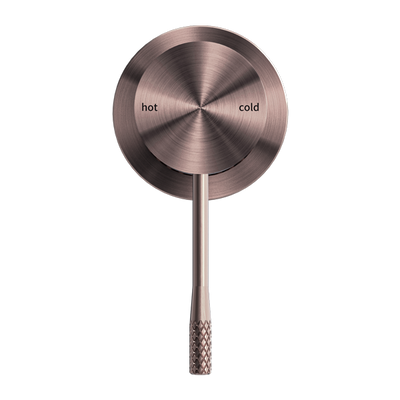 Nero Opal Shower Mixer With 60mm Plate Brushed Bronze - Sydney Home Centre