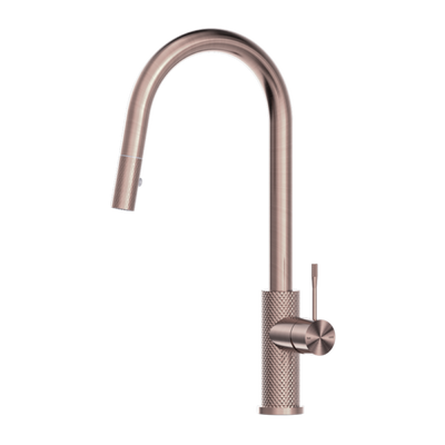 Nero Opal Pull Out Sink Mixer With Vegie Spray Function Brushed Bronze - Sydney Home Centre